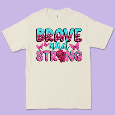Brave And Strong Premium Tee Designed By Texasbilliewilder