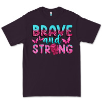 Plum Brave and Strong Premium Tee - texasbilliewilder