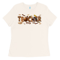 Bone melanin teacher Ladies Tee - texasbilliewilder