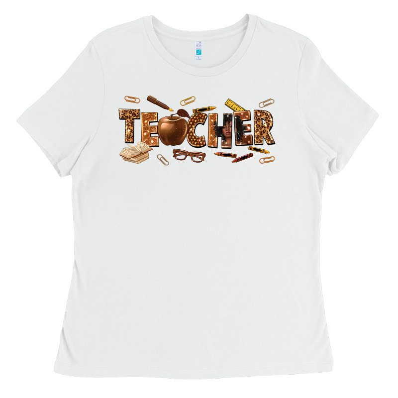Melanin Teacher Ladies Tee by texasbilliewilder | Teevron