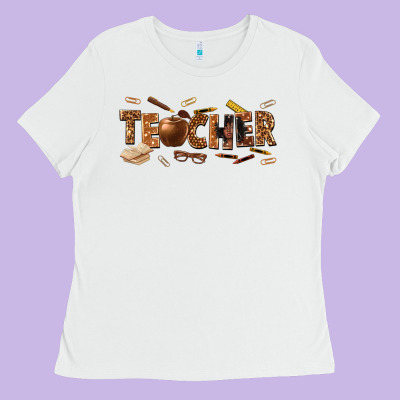 Melanin Teacher Ladies Tee Designed By Texasbilliewilder