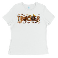 White melanin teacher Ladies Tee - texasbilliewilder