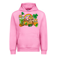Fuchsia Pink St. Patricks coffee cups Urban Hoodie - HowdyJamesFarm