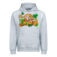 Heather Grey St. Patricks coffee cups Urban Hoodie - HowdyJamesFarm