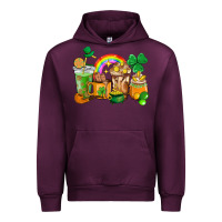 Mauve Wine St. Patricks coffee cups Urban Hoodie - HowdyJamesFarm