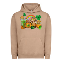 Pigment Burro St. Patricks coffee cups Urban Hoodie - HowdyJamesFarm