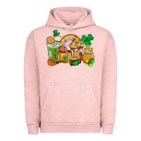 Pigment Salmon St. Patricks coffee cups Urban Hoodie - HowdyJamesFarm