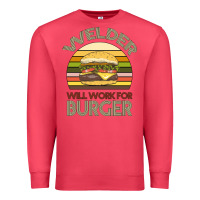 Cardinal Welder Wıll Work For Burger Premium Sweatshirt - Bettercallsaul