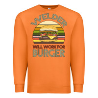 Carrot Welder Wıll Work For Burger Premium Sweatshirt - Bettercallsaul
