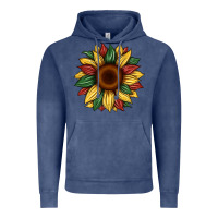 Vintage Denim juneteenth sunflower Vintage Hoodie - Artiststas