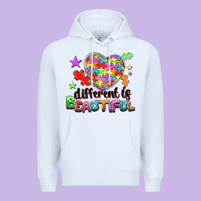 Different Is Beautiful Premium Hoodie Designed By Nancycooperartshop