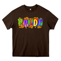 Chocolate Brown pride Heavy Core Tee - Zillion Design Studio