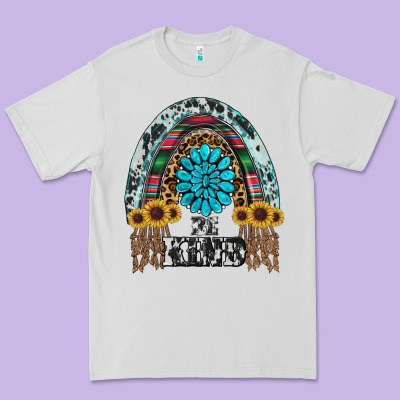 Western Rainbow  Be Kind Premium Tee Designed By Ranaportraitstore