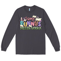 Smoke some bunnys needs vodka Long Sleeve Tee - MaliasSmallBusiness