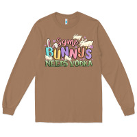 Toasted Coconut some bunnys needs vodka Long Sleeve Tee - MaliasSmallBusiness