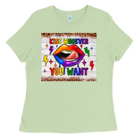 Matcha kiss whoever you want tumbler Ladies Tee - JahusDesignShop