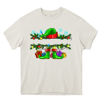 Custom Name Christmas Elf Heavy Core Tee | Teevron