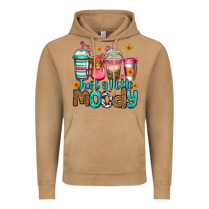 Just A Little Moody Coffee Cups Vintage Hoodie by Jasminsmagicworld | Teevron