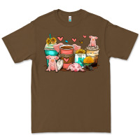 Cacao pigs coffee cups Premium Tee - Zillion Design Studio