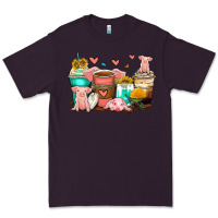 Plum pigs coffee cups Premium Tee - Zillion Design Studio