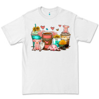 White pigs coffee cups Premium Tee - Zillion Design Studio