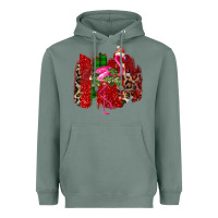 Sage christmas flamingo Heavyweight Hoodie - Bettercallsaul