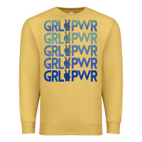 Antique Gold Girl Power Peace Premium Sweatshirt - Bettercallsaul