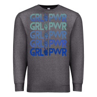 Charcoal Heather Girl Power Peace Premium Sweatshirt - Bettercallsaul