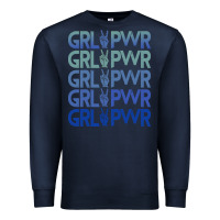 Navy Girl Power Peace Premium Sweatshirt - Bettercallsaul