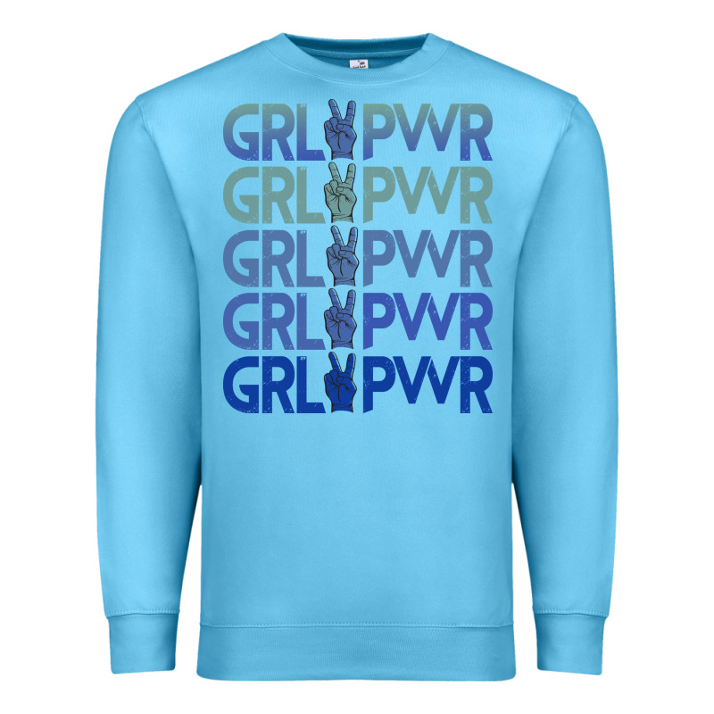 Girl Power Peace Premium Sweatshirt by Bettercallsaul | Teevron