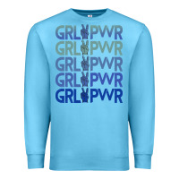 Ocean Blue Girl Power Peace Premium Sweatshirt - Bettercallsaul
