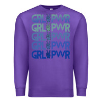 Purple Girl Power Peace Premium Sweatshirt - Bettercallsaul
