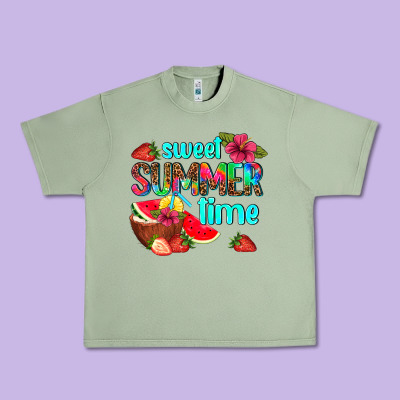 Sweet Summer Time Urban Heavy Tee Designed By Adodesignshop