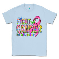 Dusty Blue fight cancer in all colors Classic Tee - NancyCooperArtShop