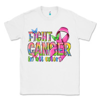 White fight cancer in all colors Classic Tee - NancyCooperArtShop
