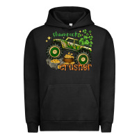 Pigment Black shamrock crusher st. patrick's day Urban Hoodie - HowdyJamesFarm