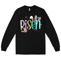 Black he is risen indeed Long Sleeve Tee - MaliasSmallBusiness