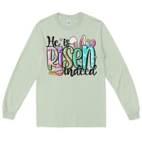 Matcha he is risen indeed Long Sleeve Tee - MaliasSmallBusiness