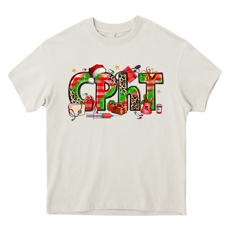 Christmas Cpht Pharmacy Technician Heavy Core Tee by texasbilliewilder | Teevron