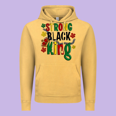 Strong Black King Vintage Hoodie Designed By Artiststas