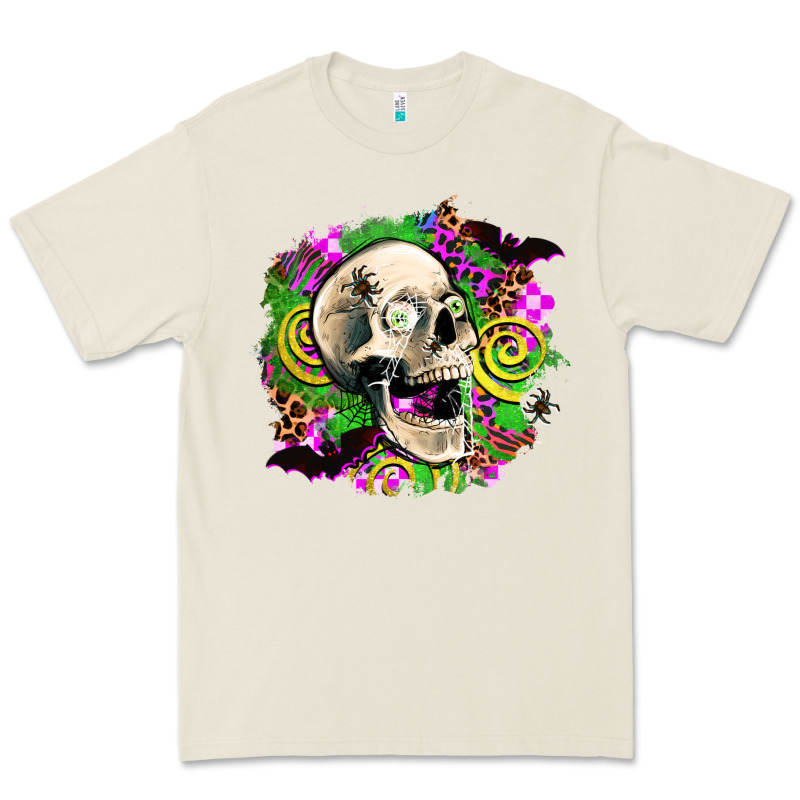 Halloween Skull Premium Tee by AdoDesignShop | Teevron