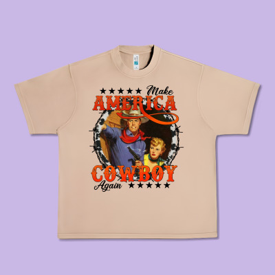 Make America Cowboy Again Urban Heavy Tee Designed By Adodesignshop