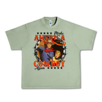 Oil Green make america cowboy again Urban Heavy Tee - AdoDesignShop