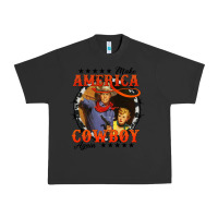 Pigment Black make america cowboy again Urban Heavy Tee - AdoDesignShop