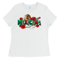 White mexicana Ladies Tee - texasbilliewilder