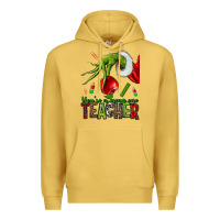Antique Gold Christmas Character Premium Hoodie - NancyCooperArtShop