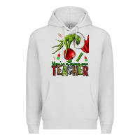 Dove Grey Christmas Character Premium Hoodie - NancyCooperArtShop