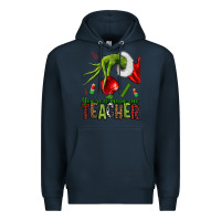 Navy Christmas Character Premium Hoodie - NancyCooperArtShop