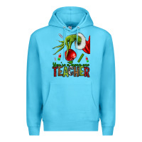 Ocean Blue Christmas Character Premium Hoodie - NancyCooperArtShop