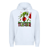 White Christmas Character Premium Hoodie - NancyCooperArtShop